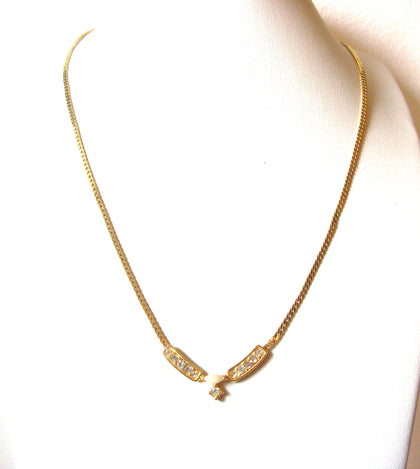 Vintage Rhinestone Necklace 101520