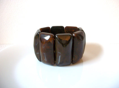 Vintage Brown Lucite Bracelet 101520