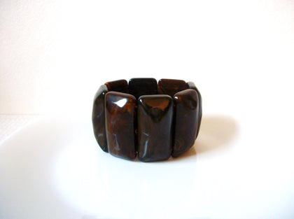 Vintage Brown Lucite Bracelet 101520
