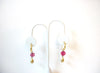 Vintage Dangle Glass Earrings 101620