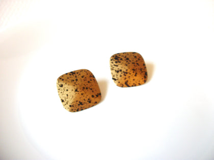 Vintage Gold Black Earrings 101620