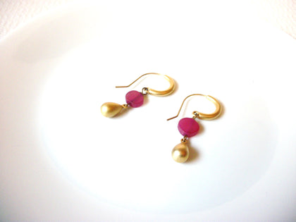 Vintage Dangle Glass Earrings 101620