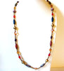 Retro Fall Color Lucite Necklace 101520