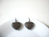 Retro Basket Weave Heart Earrings 71520