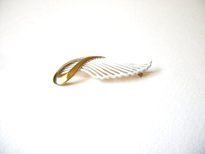 MONET Gold White Brooch 71520