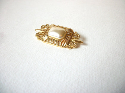 Vintage Victorian Glass Pearl Brooch 71720