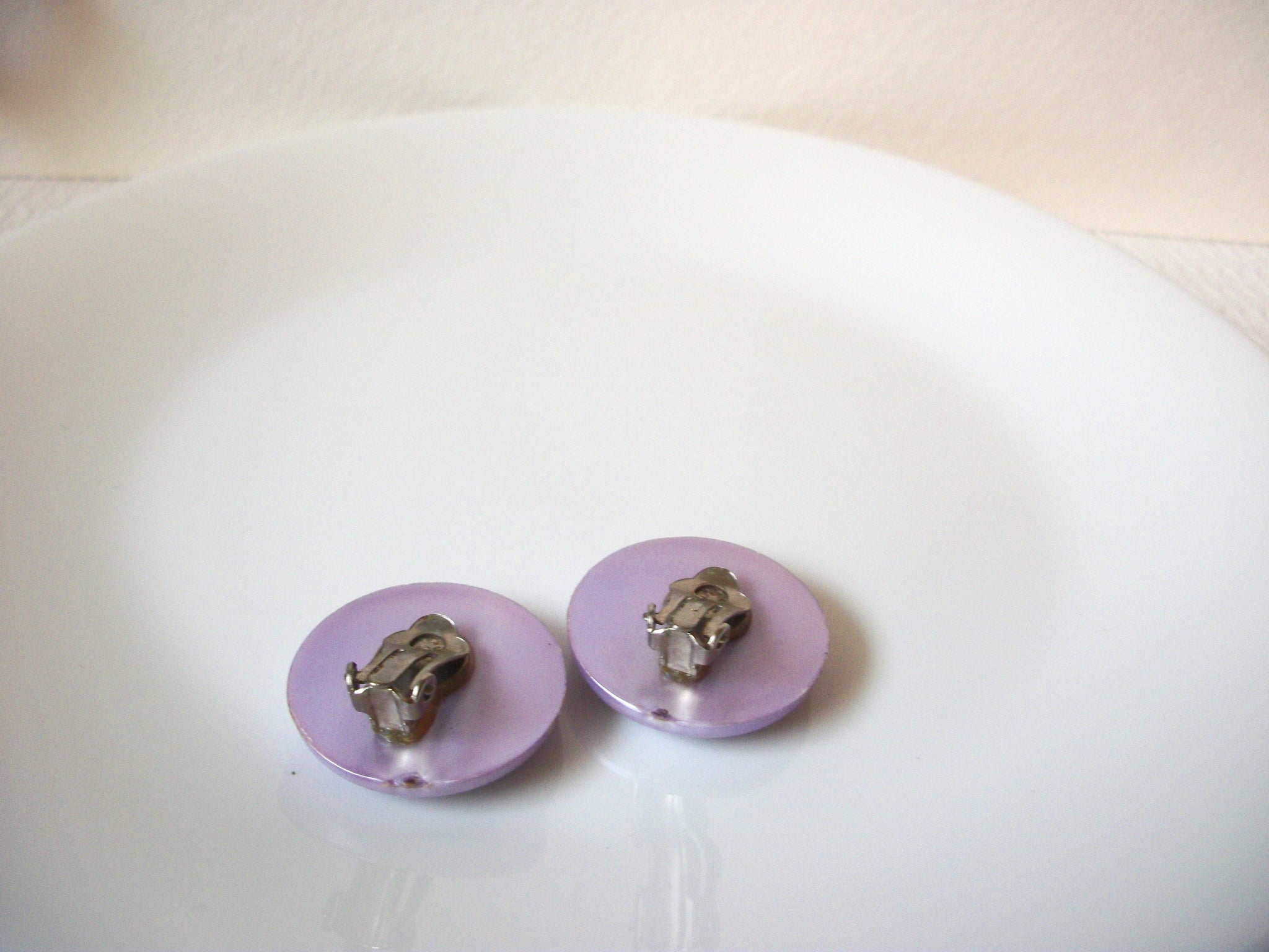 Vintage Lavender Earrings 101620