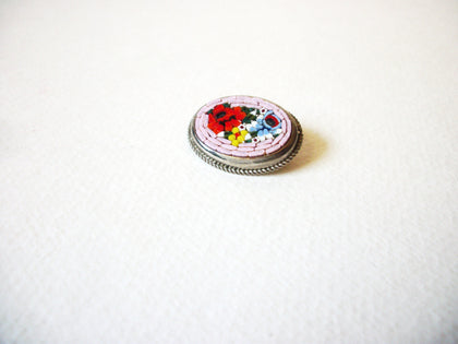 Vintage Italian Mosaic Brooch 71720
