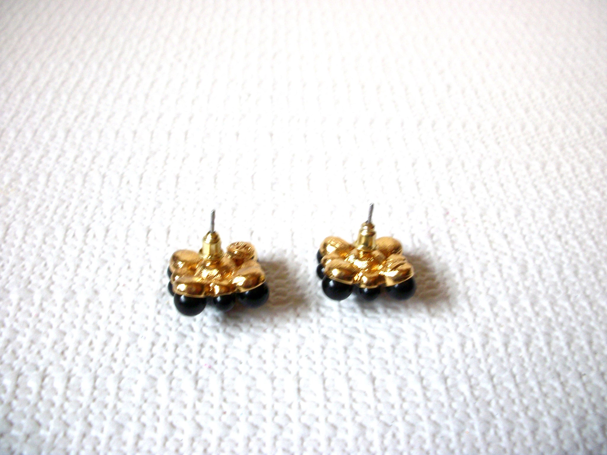 NAPIER Gold Black Earrings 101620