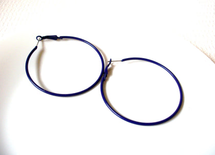 Retro Purple Hoop Earrings 101620