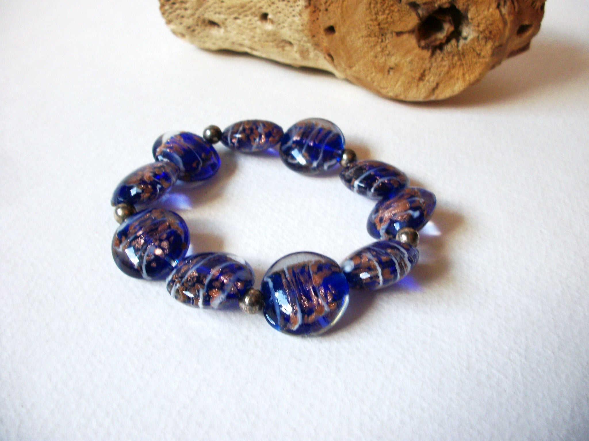 Bohemian Foil Glass Bracelet 71620