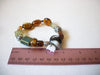 Foil Glass MOP Pottery Beads Bracelet 71720