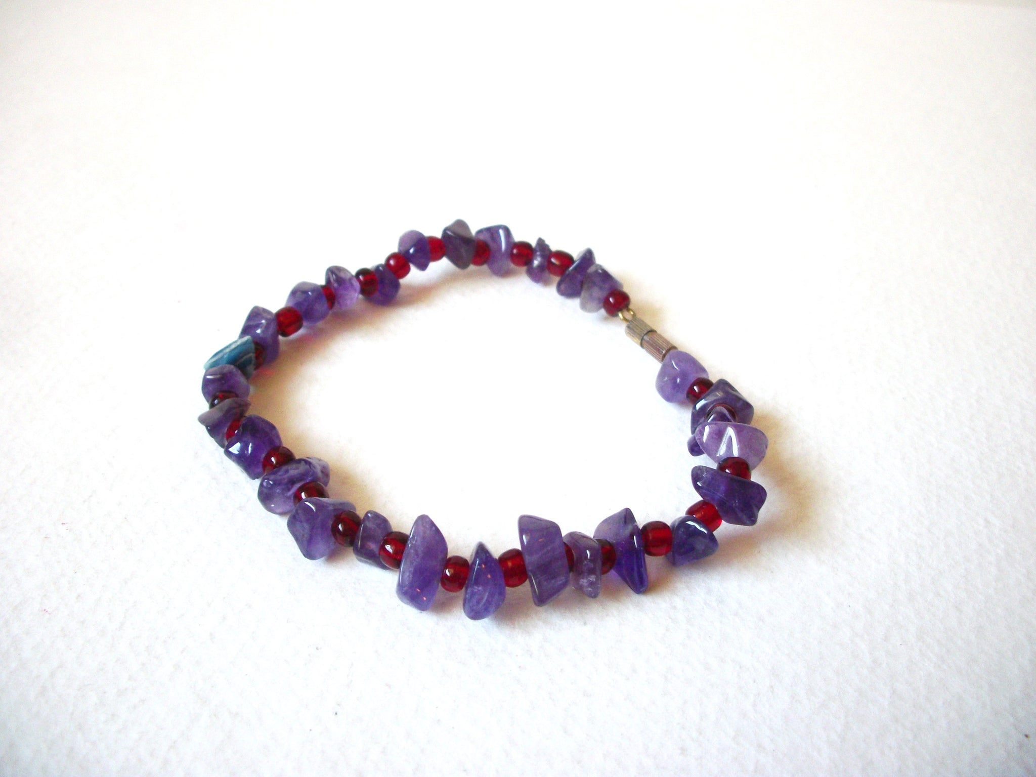 Amethyst Red Czech Glass Bracelet 71720