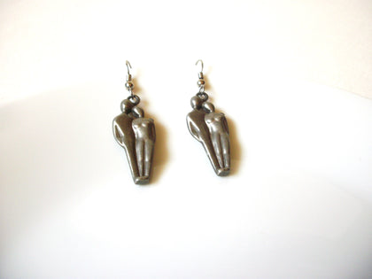 Vintage Pewter Couple In Love Earrings 71720