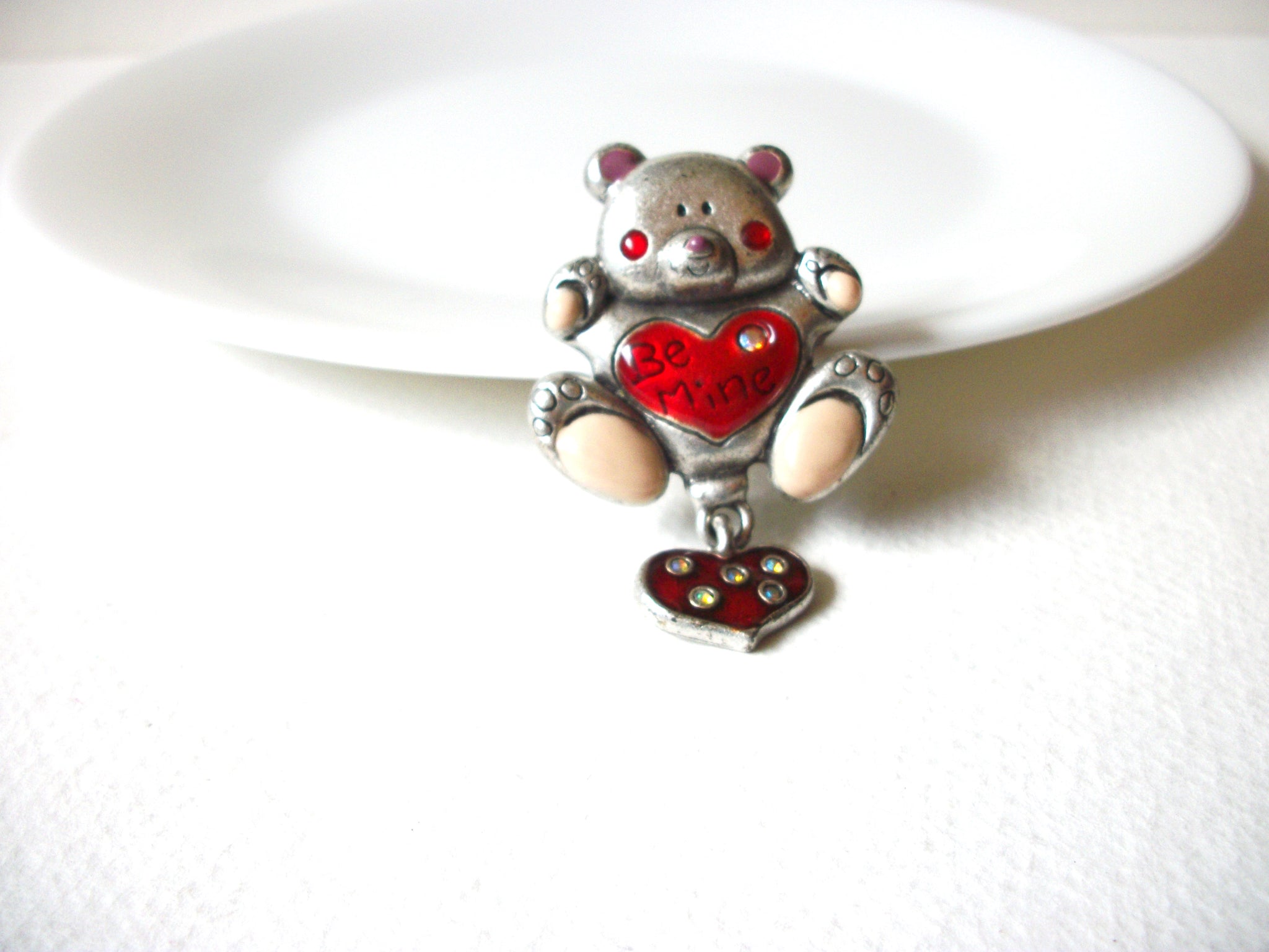 AJMC Valentines Teddy Brooch 71720