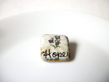 Vintage HOPE Brooch 71820