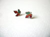 Vintage Leaves Screw Back Earrings 71820