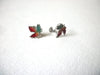 Vintage Leaves Screw Back Earrings 71820