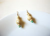 Vintage African Bone Earrings 71820