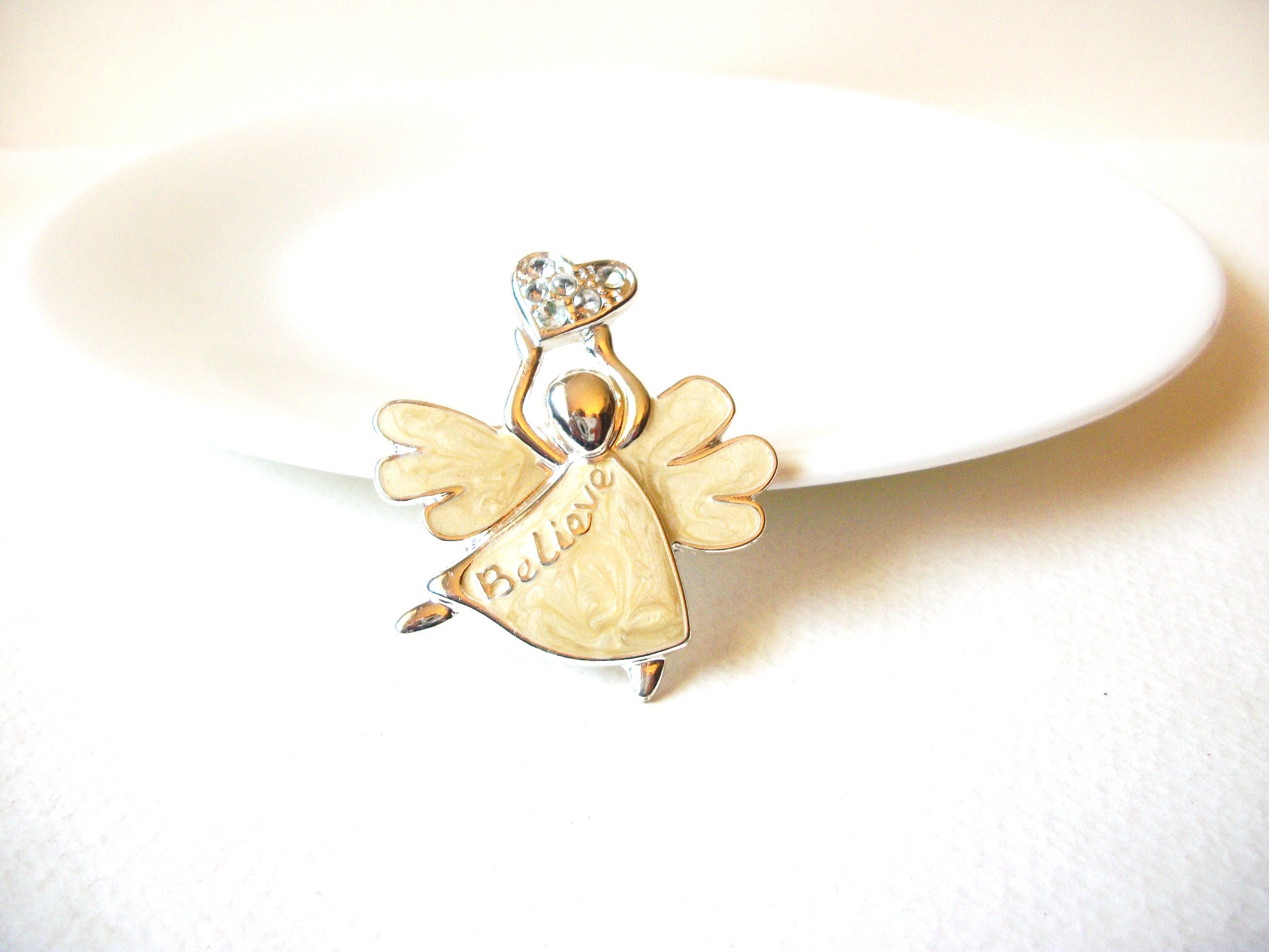 Retro Angel Rhinestones Brooch 71820