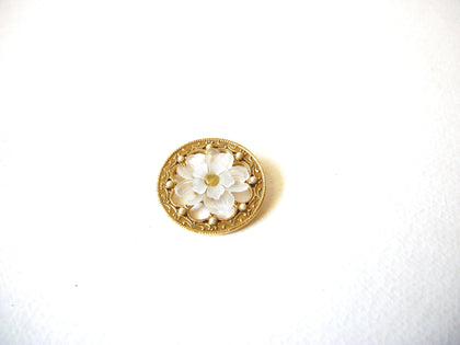 Vintage Lucite Floral Brooch 71820