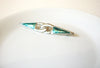 Vintage Paua Abalone Knotted Brooch 71820