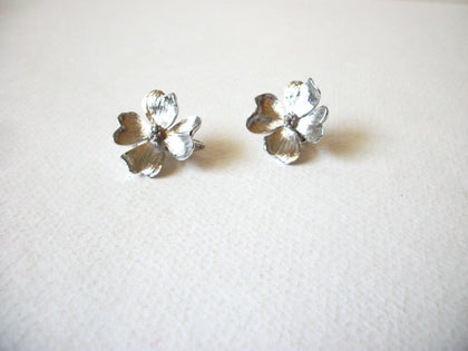 MARVELLA Silver Toned Flower Earrings 71820