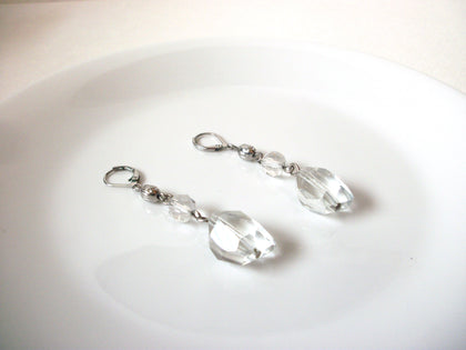 Retro Clear Glass Earrings 71820