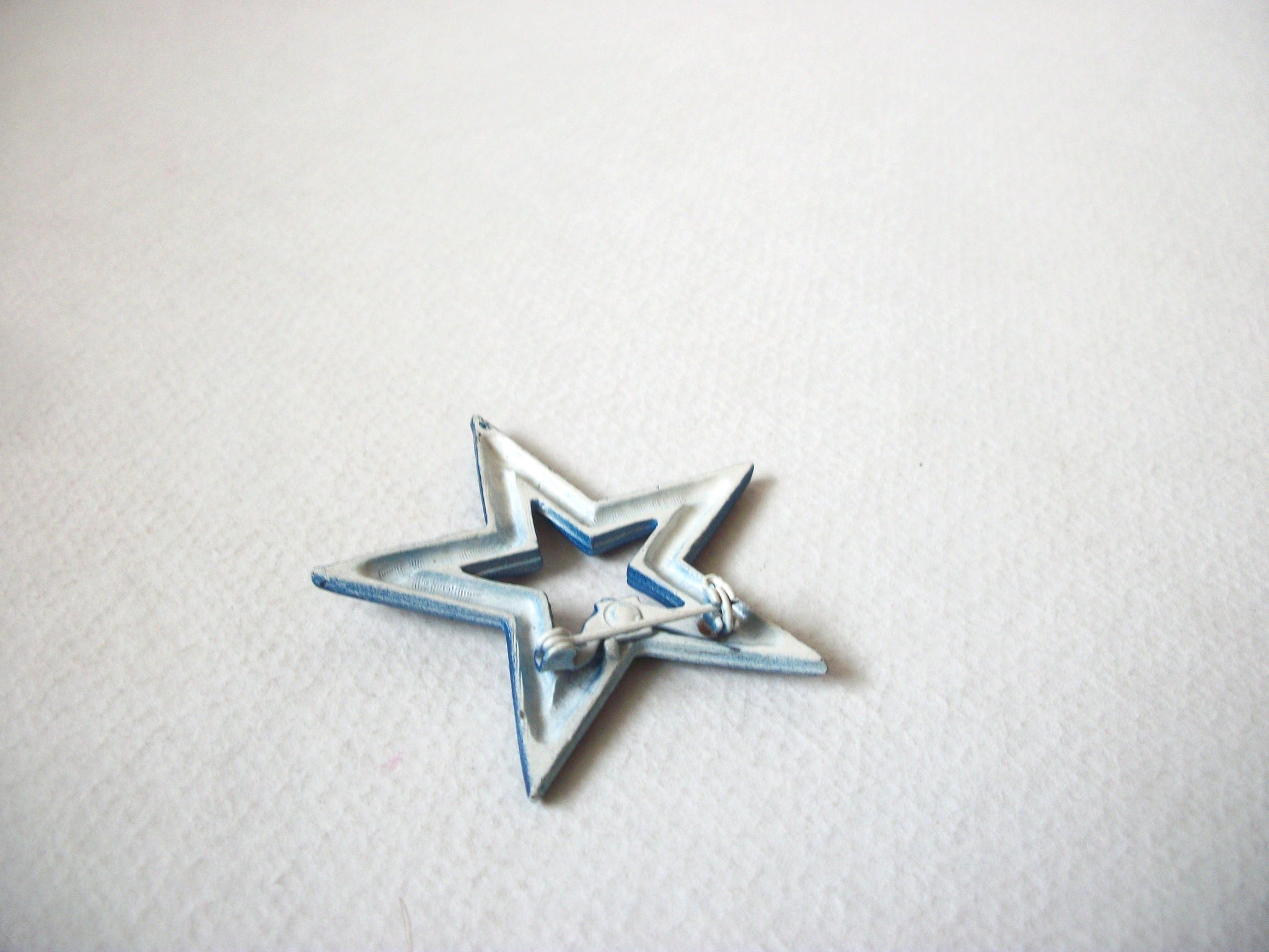 Vintage Enameled Star Brooch 71820