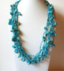 Turquoise Glass Stones Necklace 71920