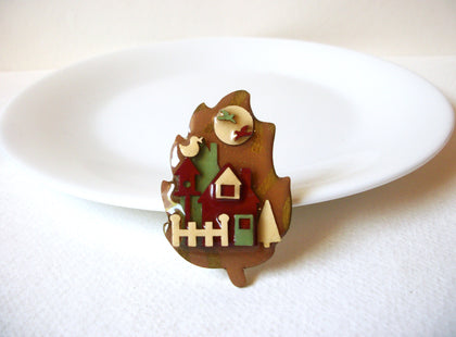 RARE LUCINDA House Pins, Maple Leaf Pins By Lucinda 71920