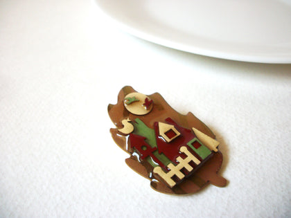 RARE LUCINDA House Pins, Maple Leaf Pins By Lucinda 71920