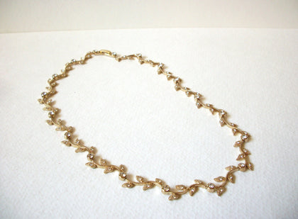 Vintage NADRI Vine Rhinestones Necklace 72020