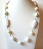 Vintage White Beads Necklace 72020