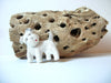 Vintage Old Plastic Dog Brooch 72020