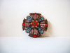 Vintage Medieval Rhinestones Brooch 72020