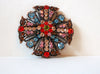 Vintage Medieval Rhinestones Brooch 72020