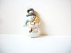 Vintage Ceramic Snowman Brooch 72020