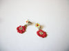 Vintage 1960s Flower Earrings 72020