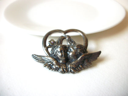 Distressed Vintage Angel Brooch 72120
