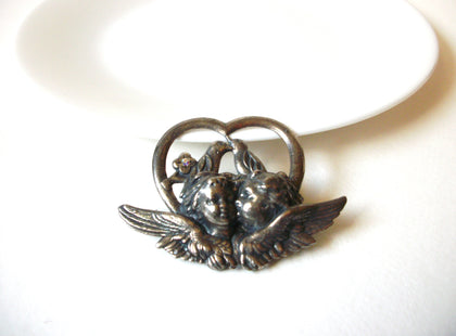 Distressed Vintage Angel Brooch 72120