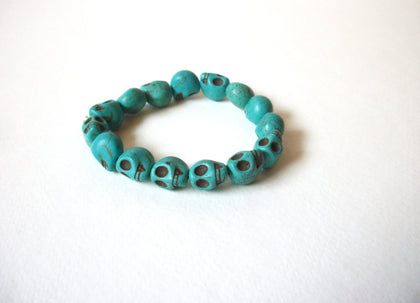 Vintage Turquoise Skull Bracelet 72220