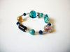 Lamp Work Bohemian Glass Beads Bracelet 72320