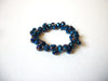 Czech Glass Crystal Iridescent Blue Bracelet 72320