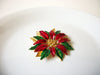 Vintage Poinsettia Brooch 72320