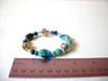 Lamp Work Bohemian Glass Beads Bracelet 72320  Hand made By Sonja