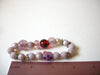 Lamp Work Bohemian Glass Beads Bracelet 72320