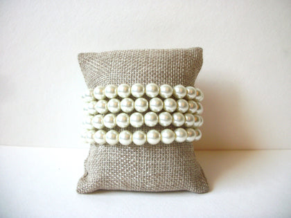 Vintage Glass Pearls Bracelet 72320