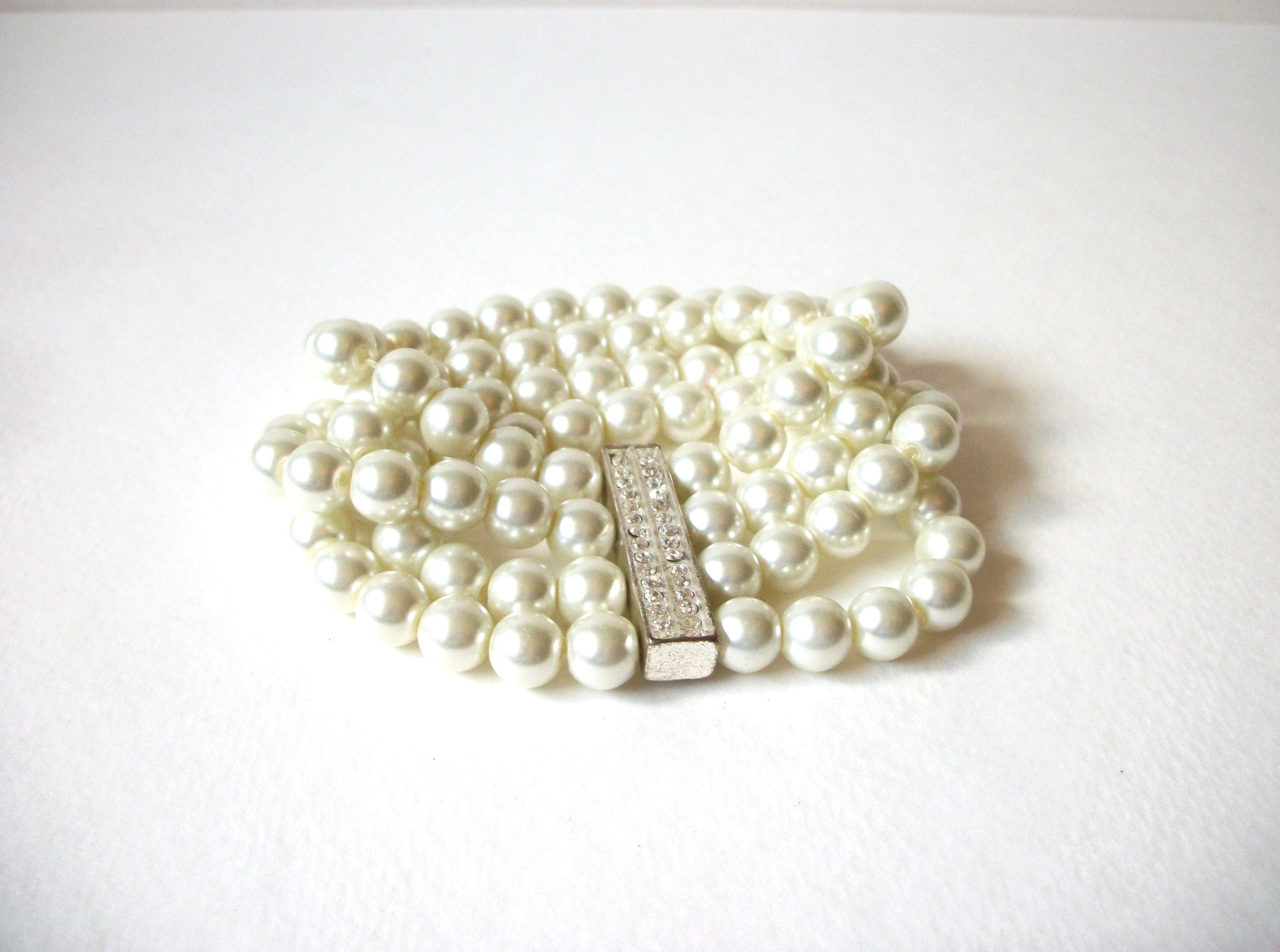 Vintage Glass Pearls Bracelet 72320