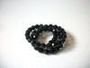Bohemian Black Glass Beads Bracelet 72320
